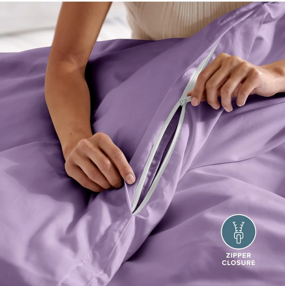 Bare Home Bedding Duvet Cover King Size - Premium 1800 Super Soft Collection